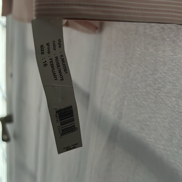 Realities 100% Cotton Long Sleeve Shirt Top Button Down Pale Pink EUC Size 16 - Picture 5 of 9